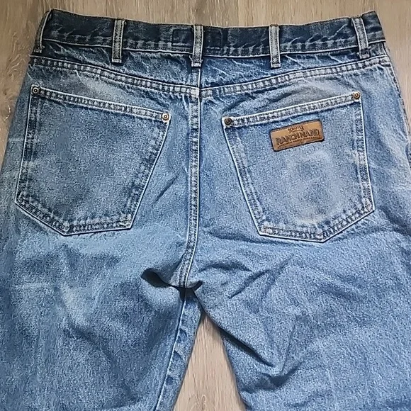 Vintage Schaefer Outfitter Ranch Hand Denim Jeans Classic Relaxed Fit Sz 35×38 - Picture 7 of 11